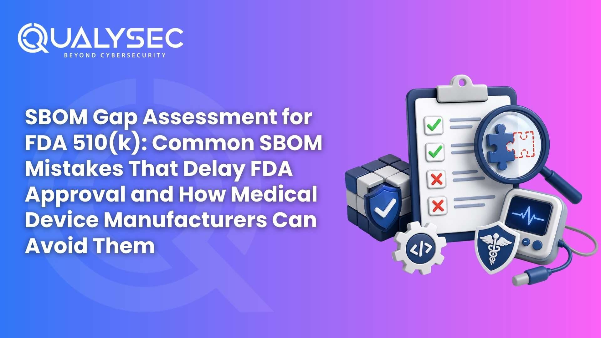 SBOM Gap Assessment for FDA 510k