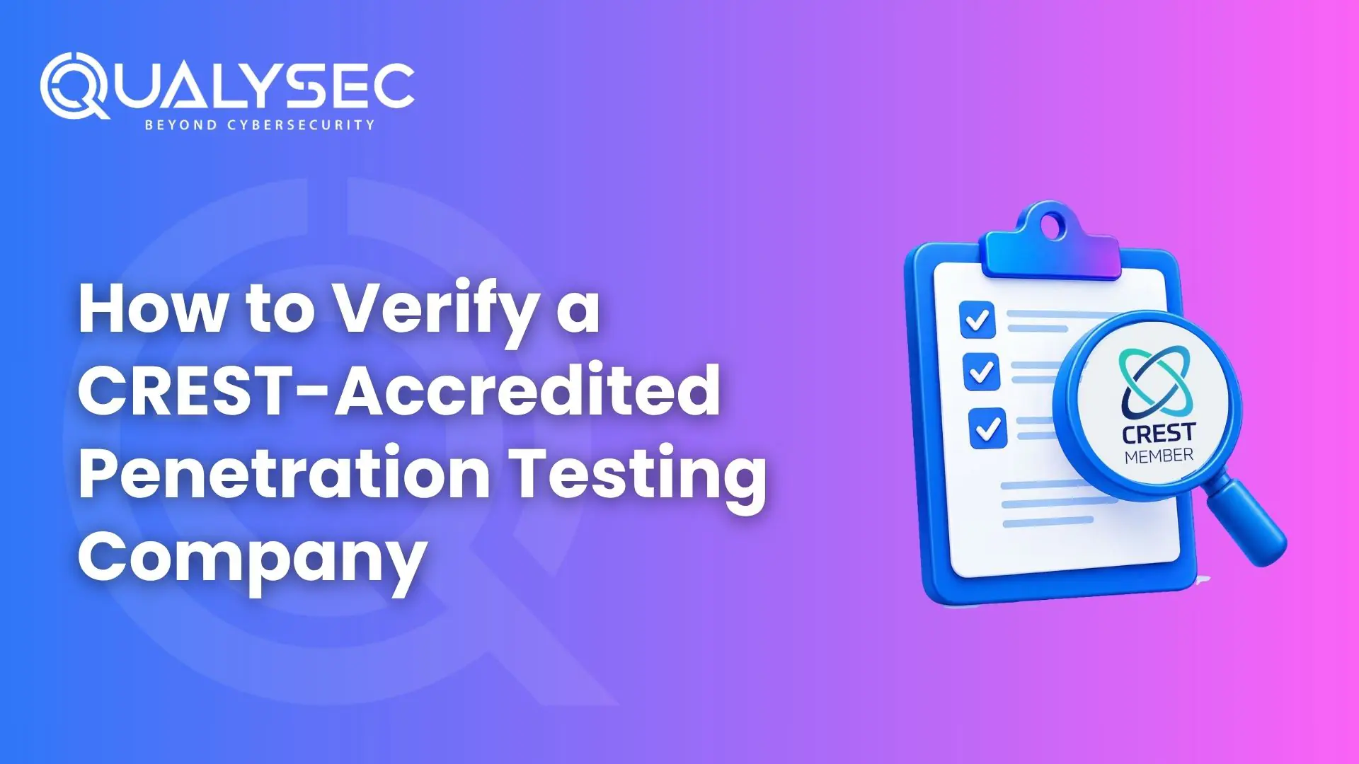 how to verify a crest accredited company