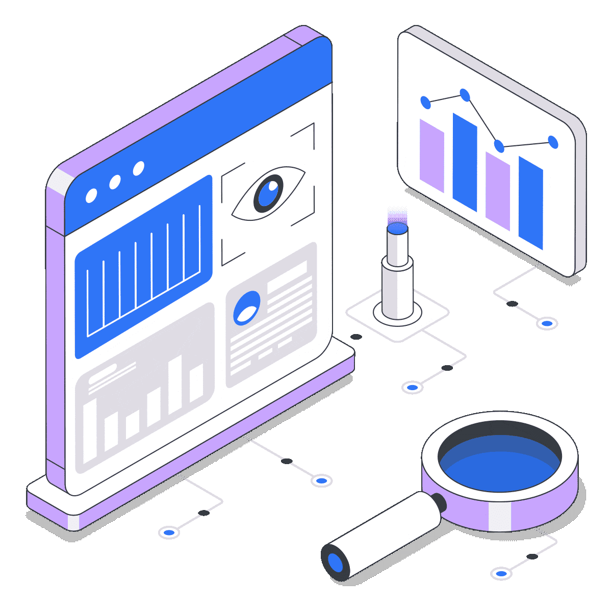 Web application penetration testing security illustration