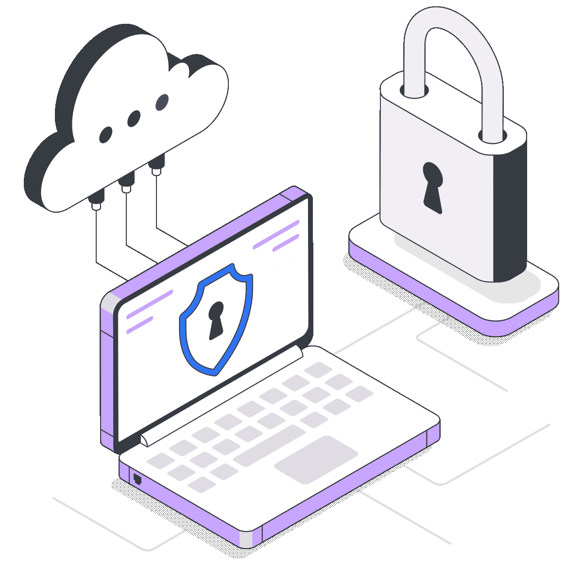 Web application penetration testing security illustration