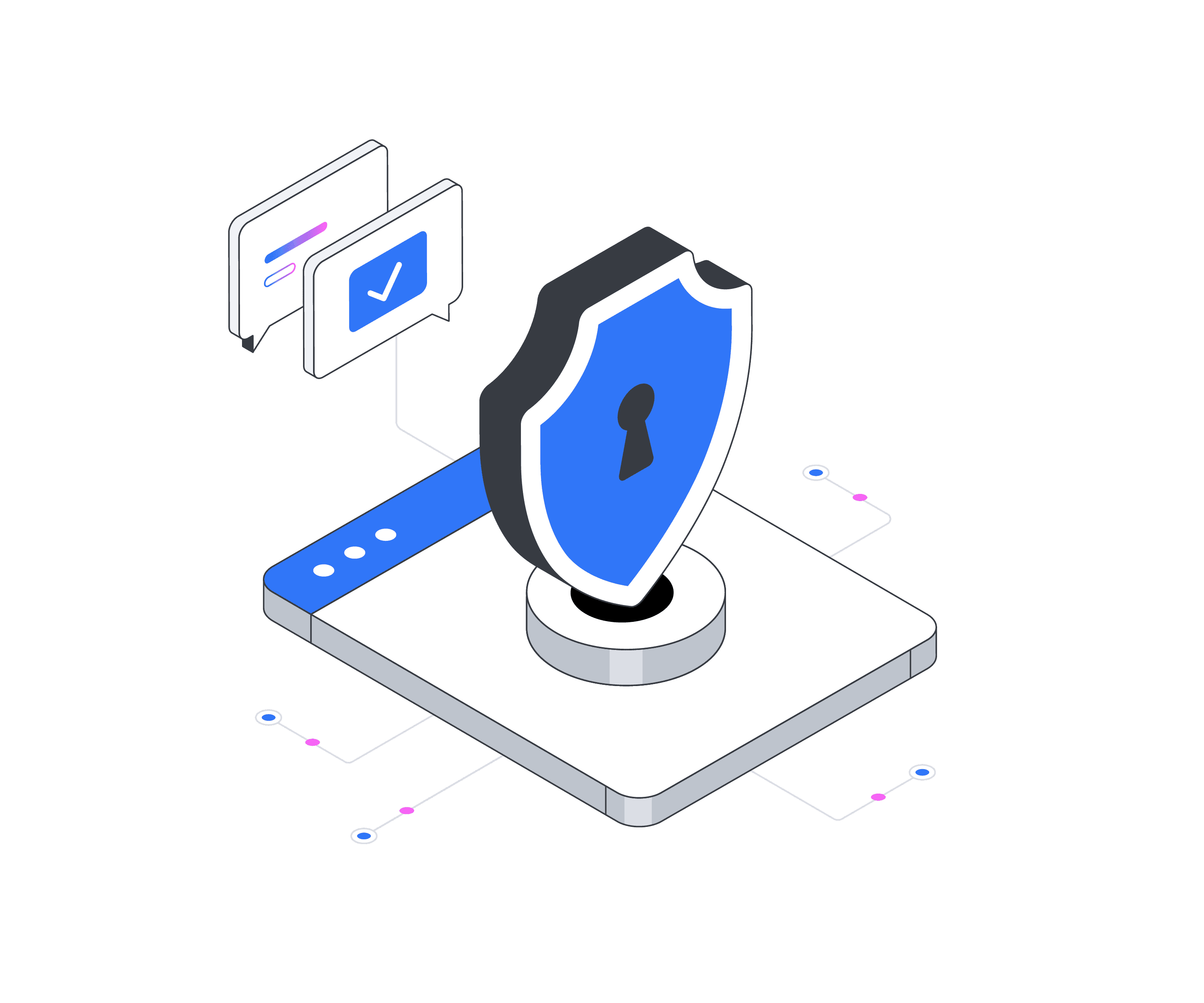 Web application penetration testing security illustration