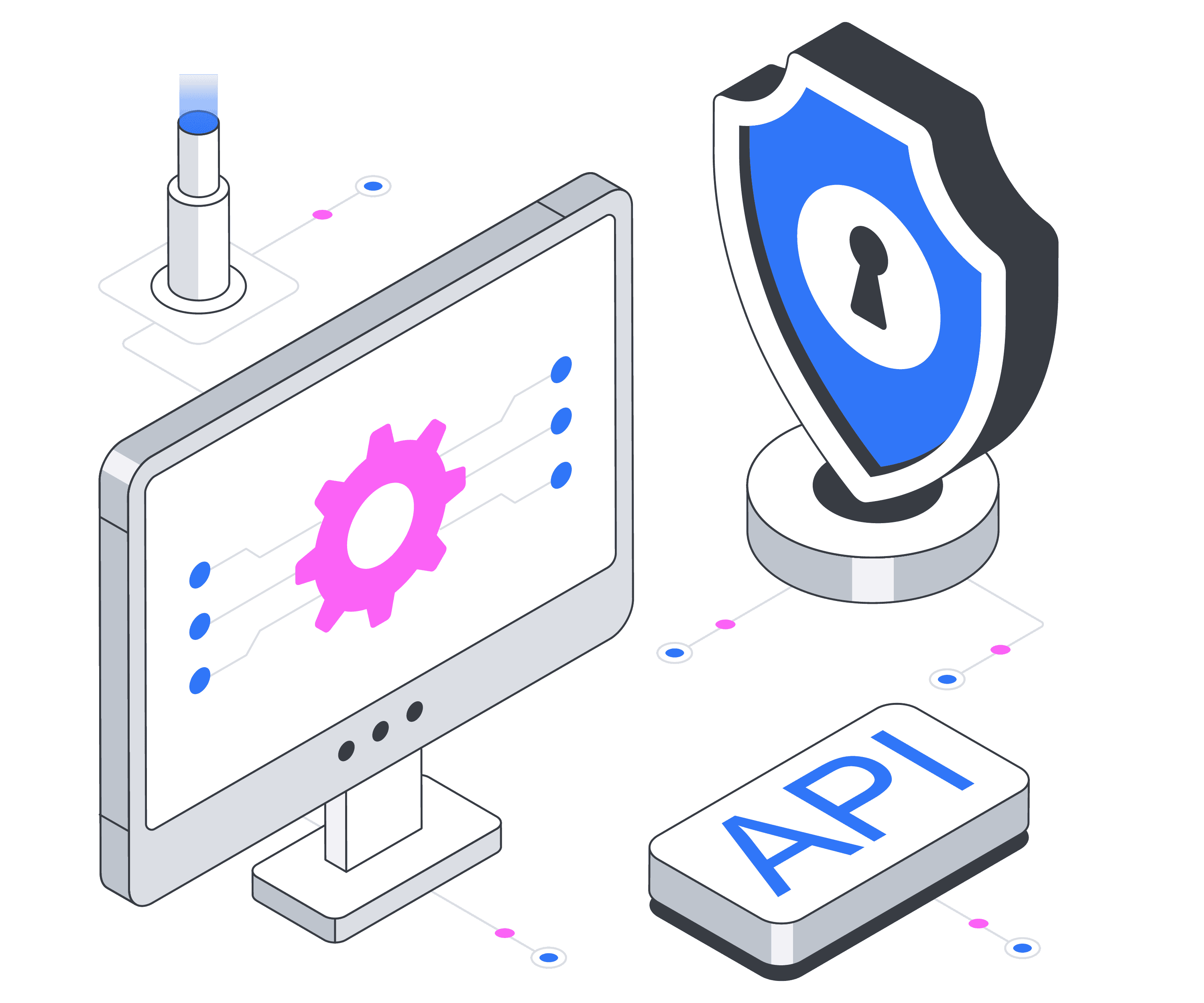 Web application penetration testing security illustration