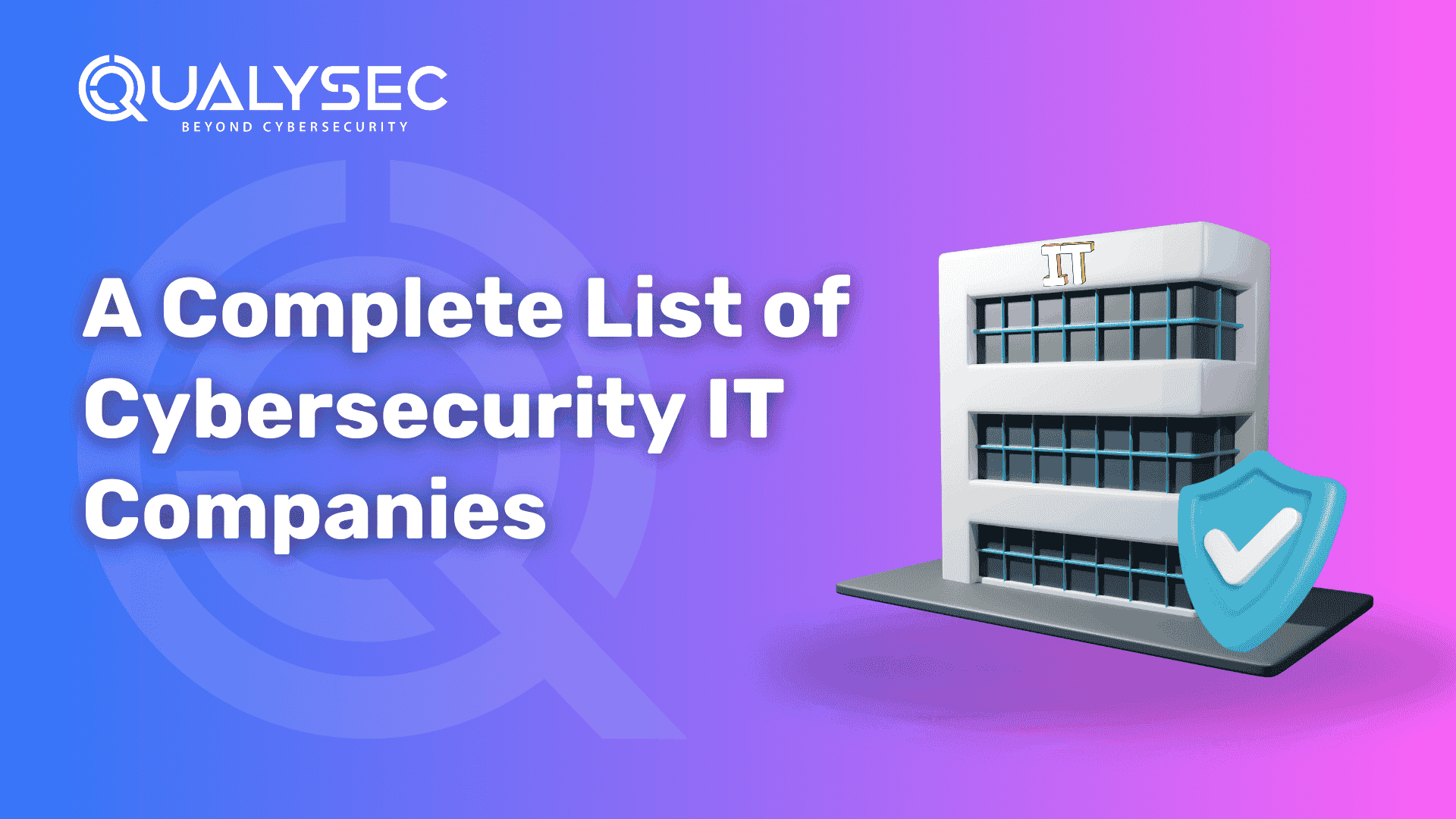 A Complete List of Cybersecurity IT Companies
