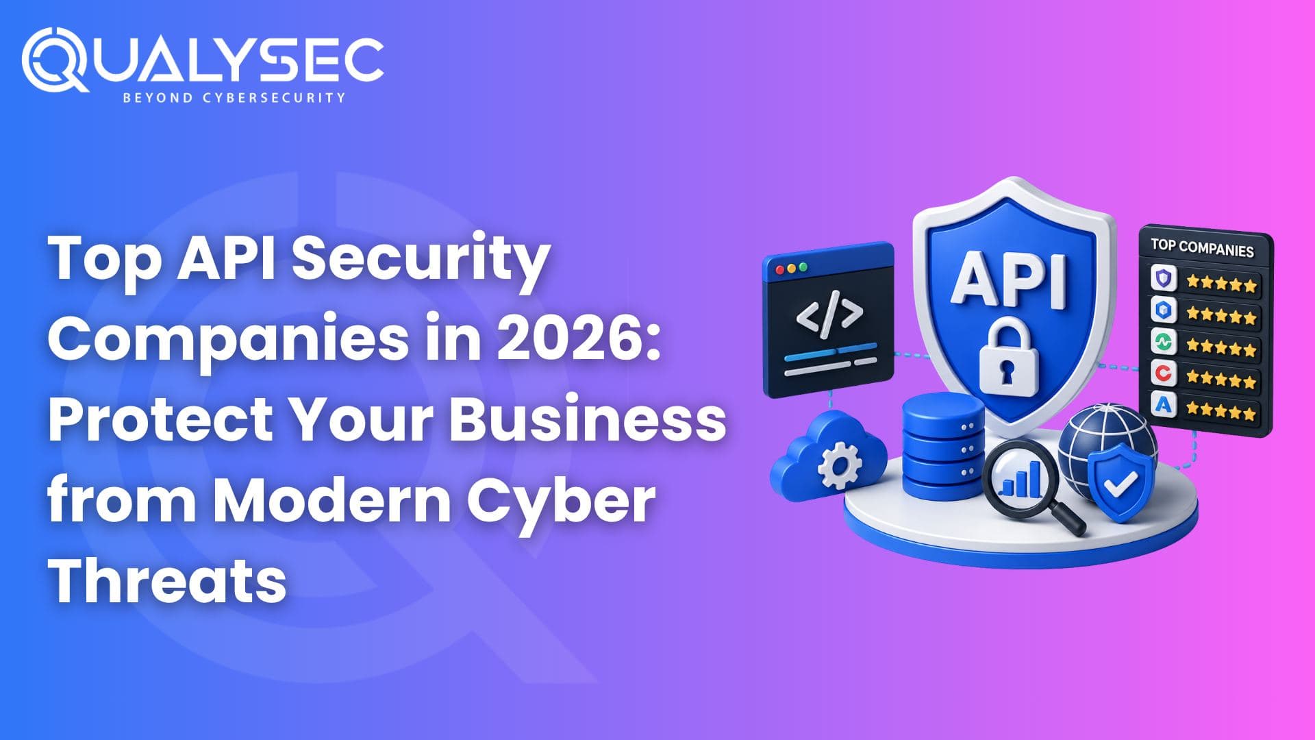 Top API Security Companies in 2026 Protect Your Business from Modern Cyber Threats
