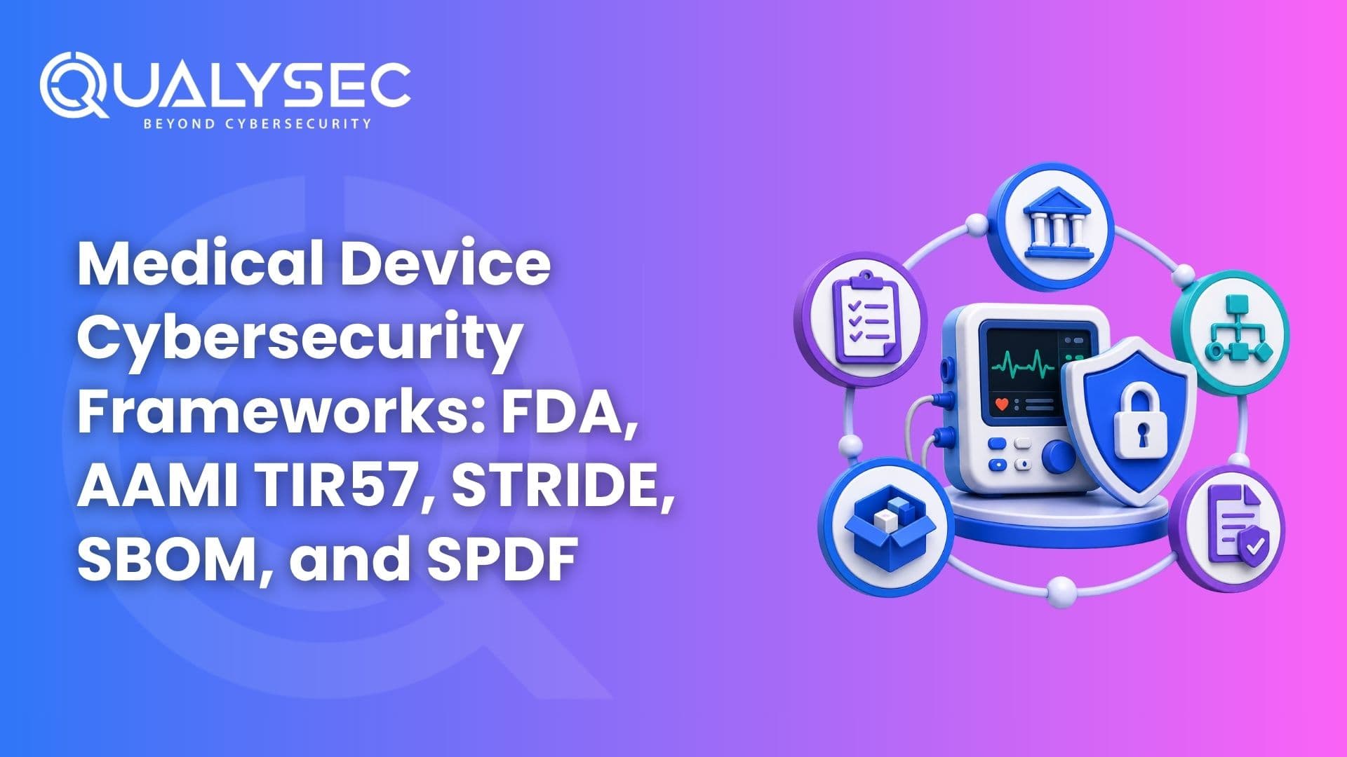 Medical Device Cybersecurity Frameworks FDA, AAMI TIR57, STRIDE, SBOM, and SPDF
