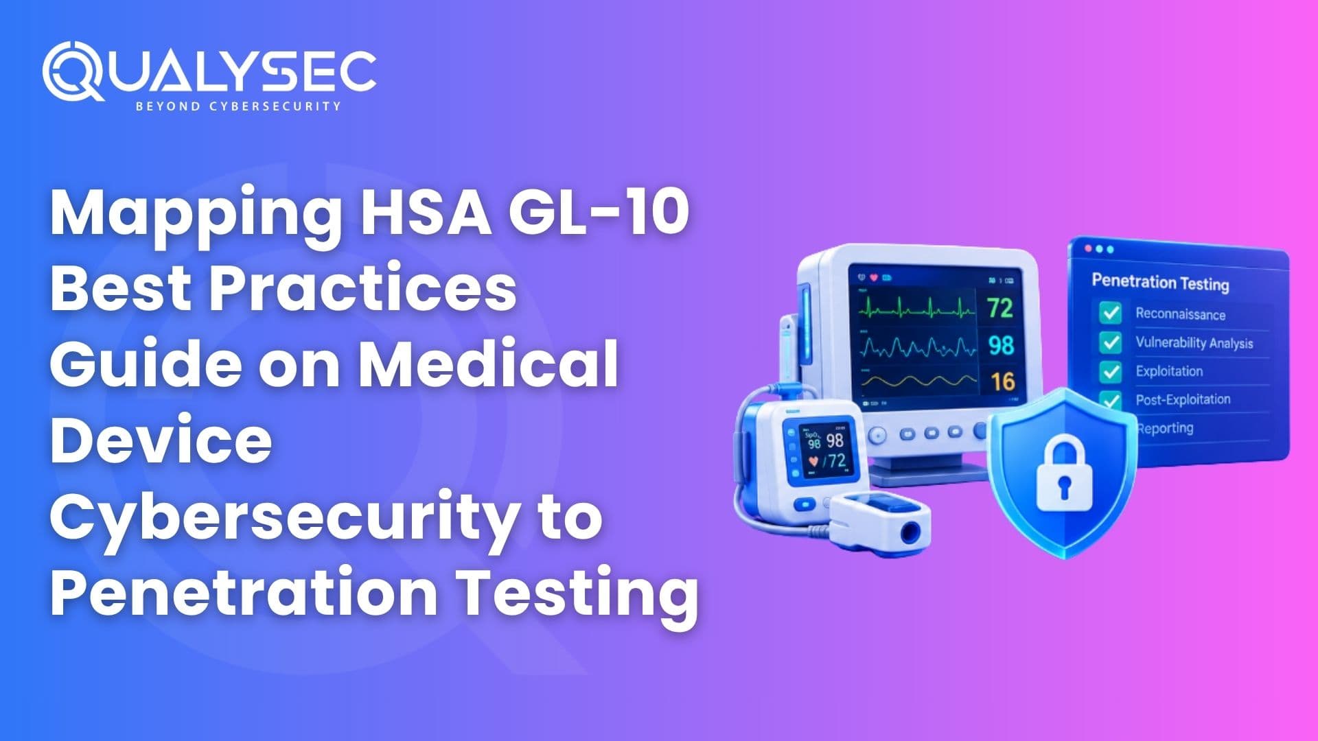 Mapping HSA GL-10 Best Practices Guide on Medical Device Cybersecurity to Penetration Testing