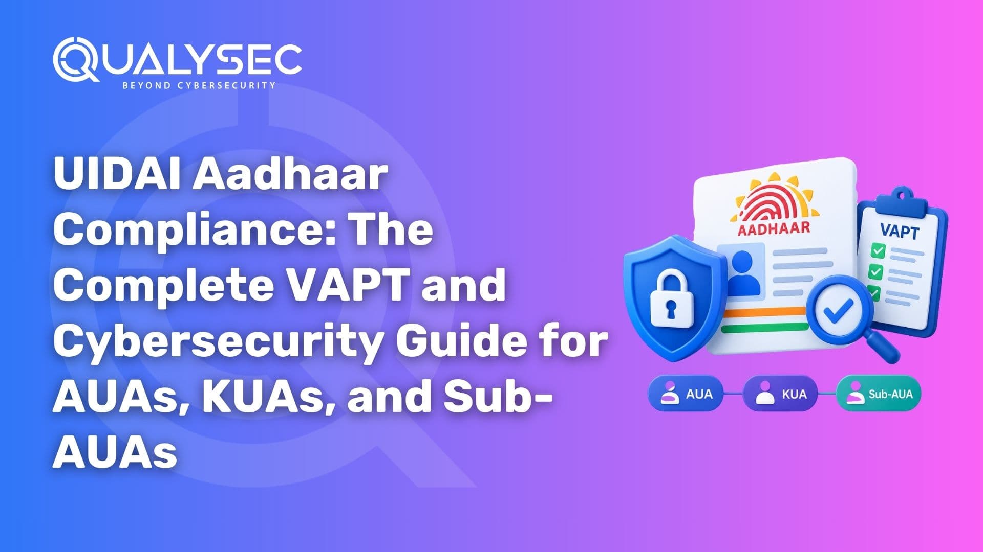 UIDAI Aadhaar Compliance The Complete VAPT and Cybersecurity Guide for AUAs, KUAs, and Sub-AUAs