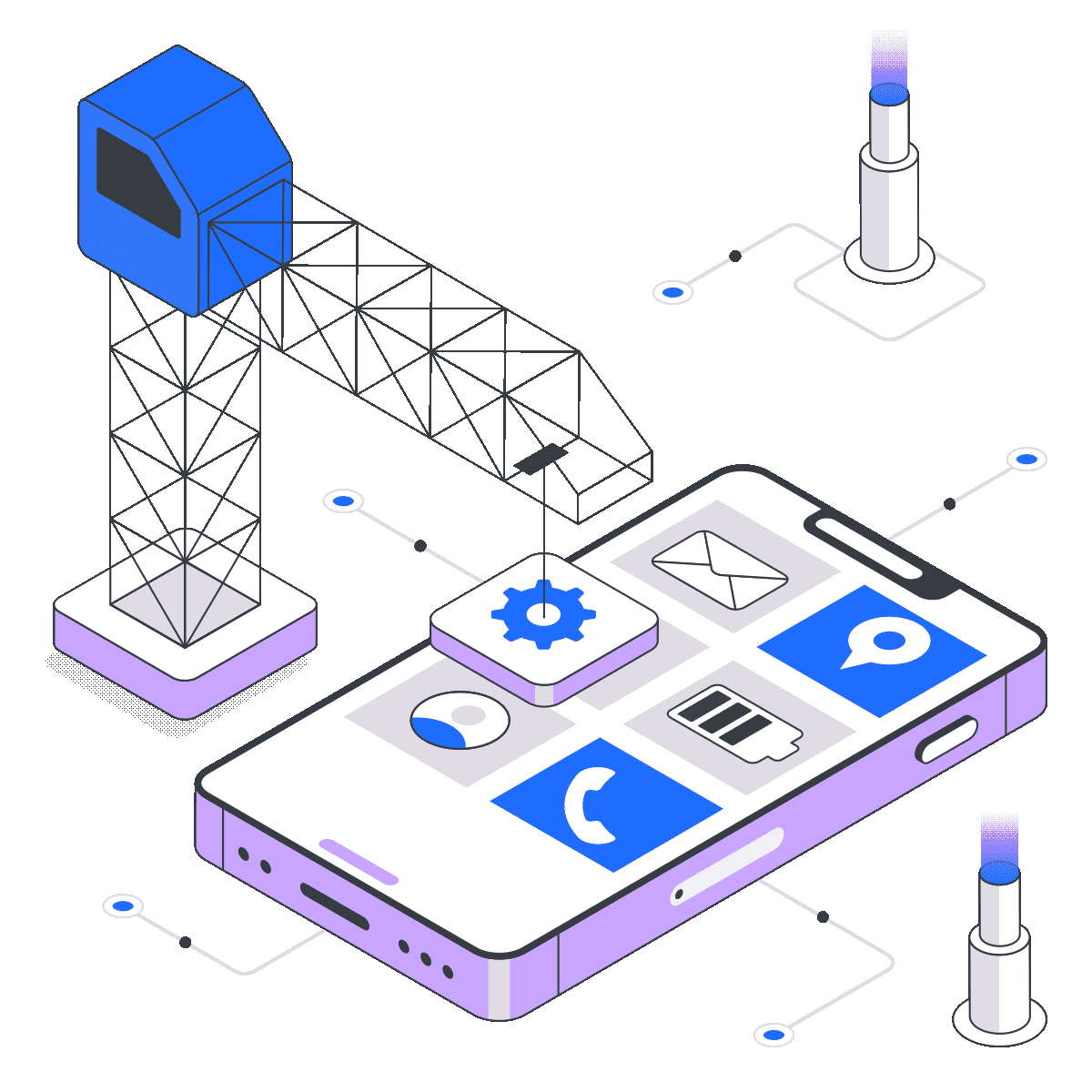 Web application penetration testing security illustration