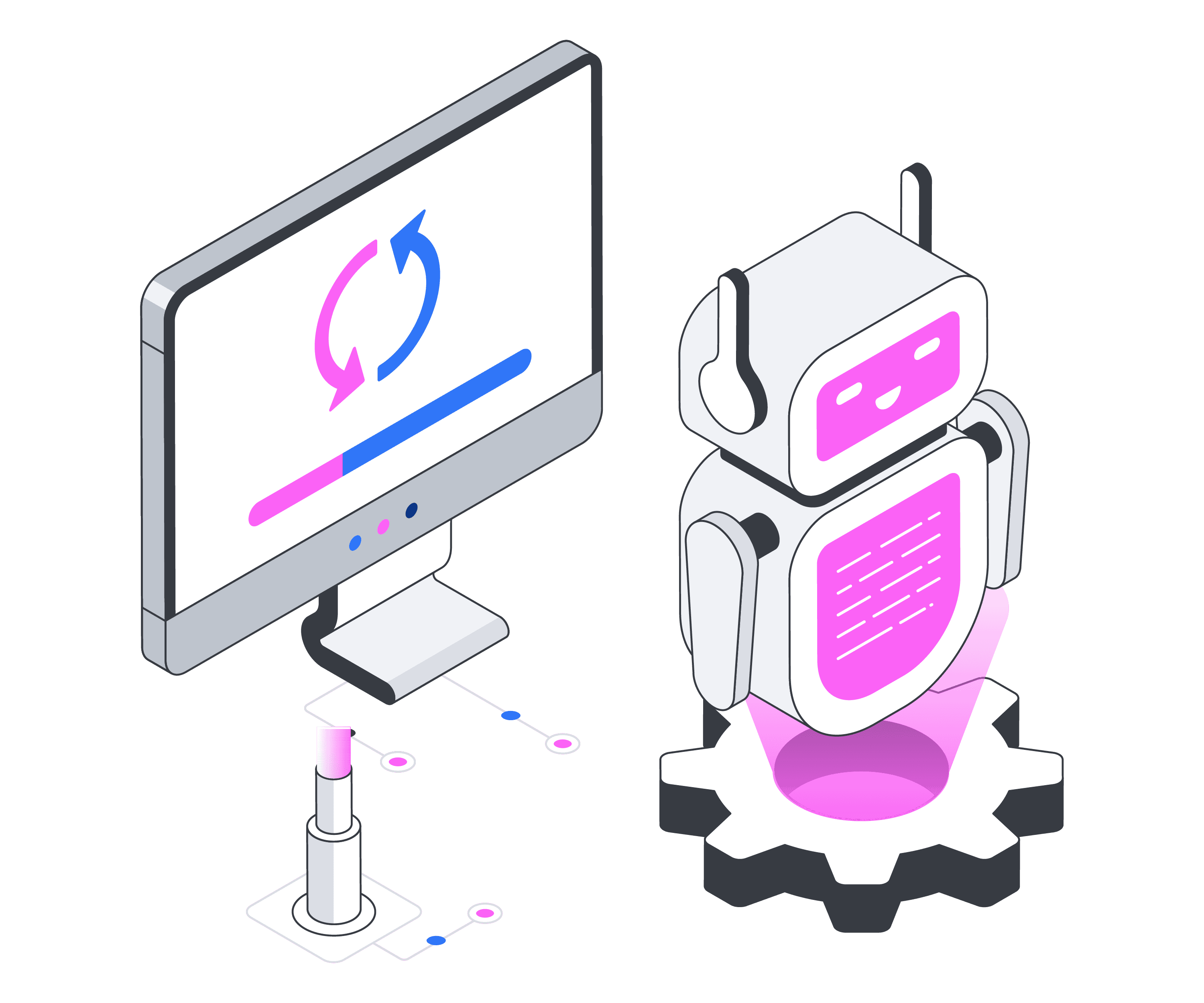 Web application penetration testing security illustration