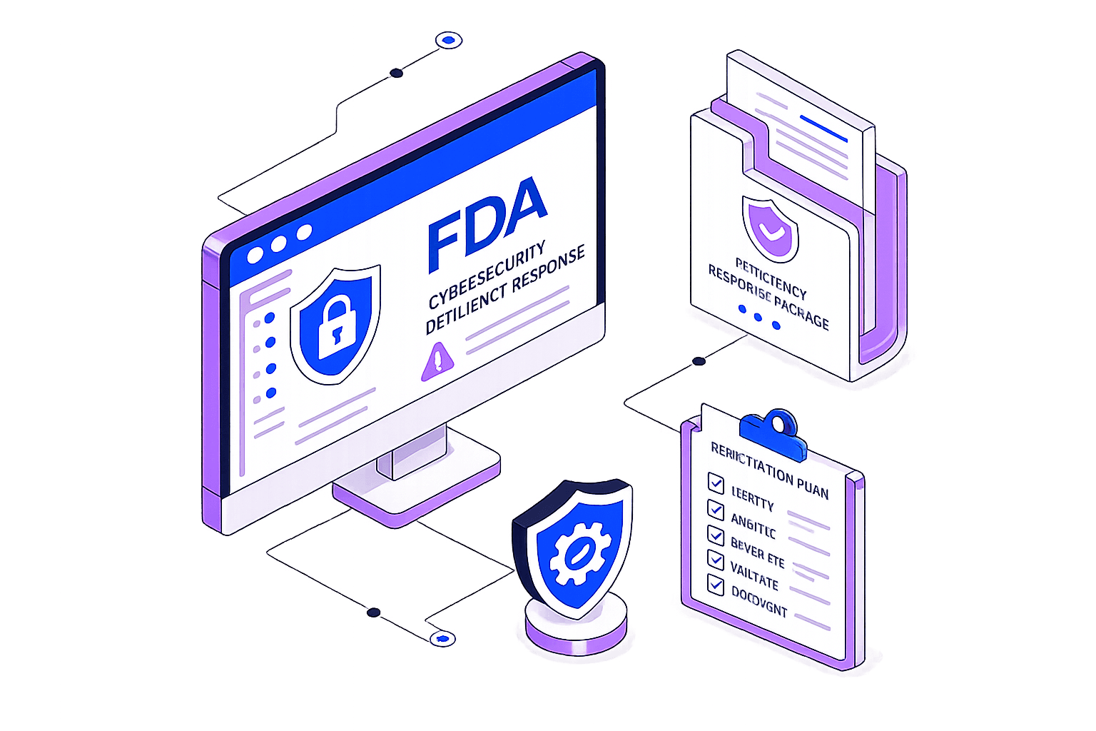 FDA cybersecurity deficiency response service illustration