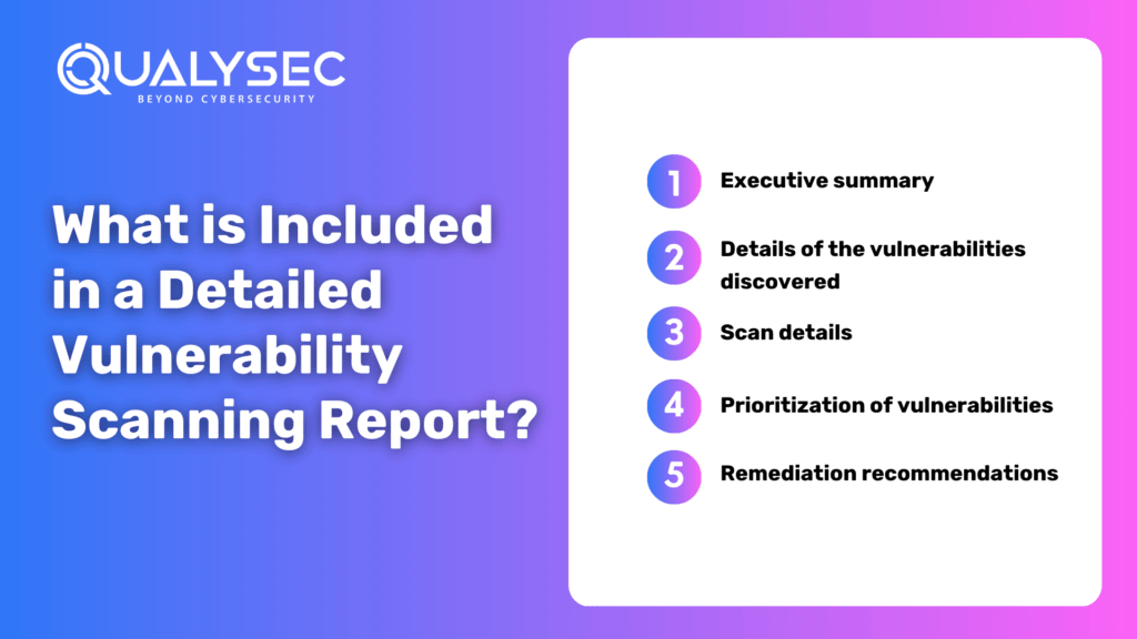 What is Included in a Detailed Vulnerability Scanning Report?