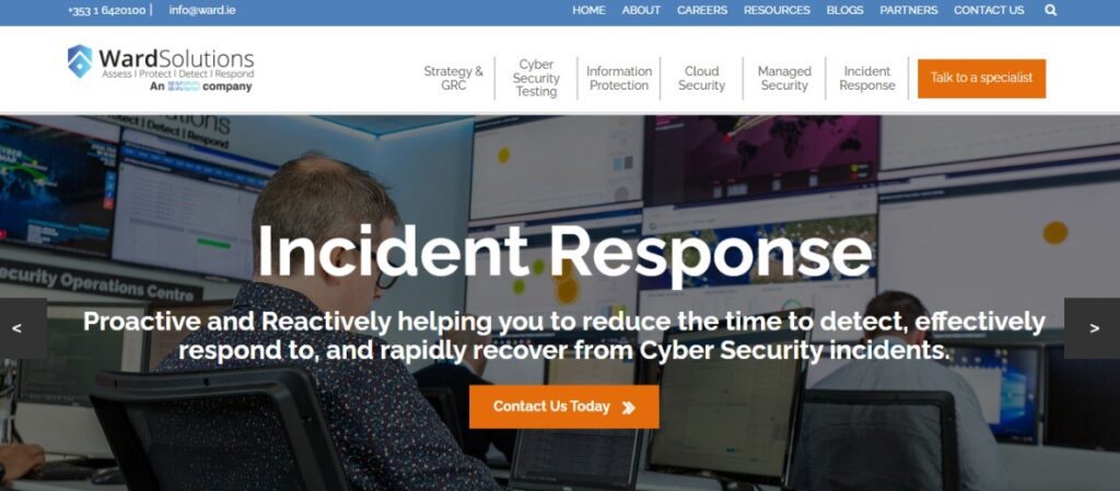 cyber security companies incident response