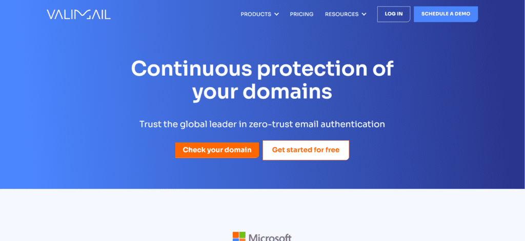 Cybersecurity companies in Valimail