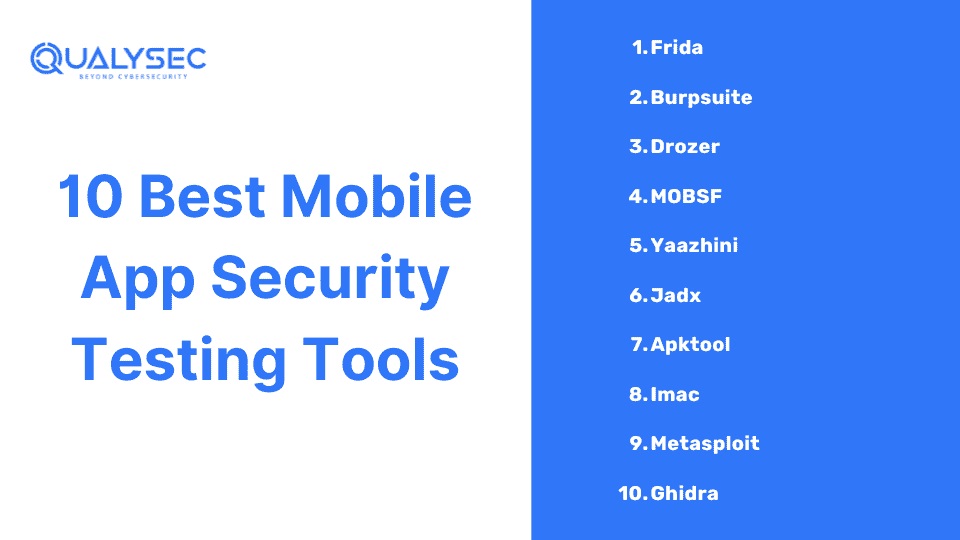 Best Mobile App Security Testing Tools