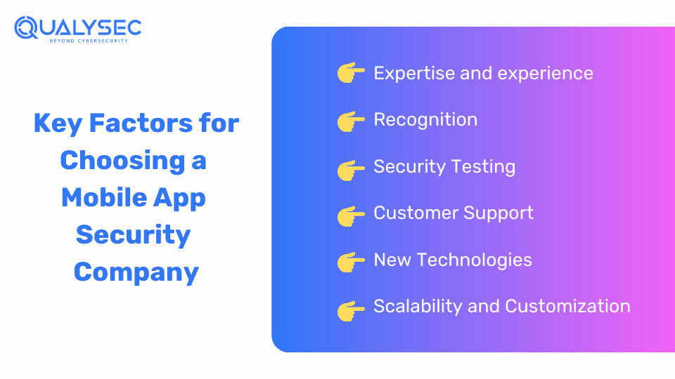 Key factors of choosing mobile app secuirty