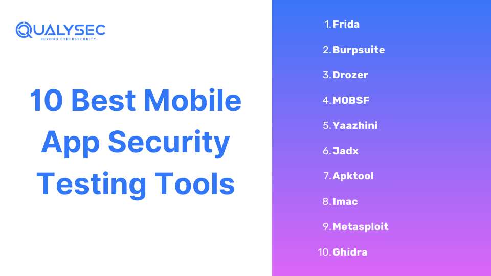 10 Best Mobile App Security Testing Tools