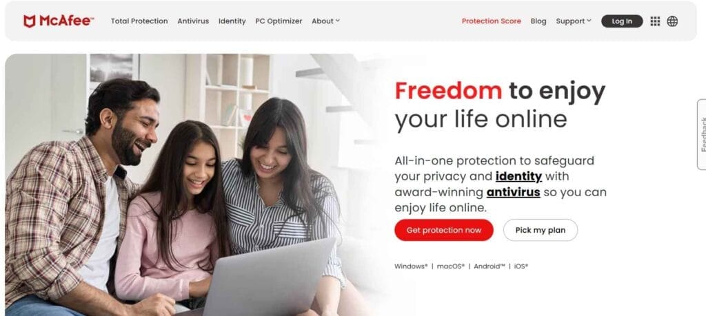 McAfee- best cyber security IT companies