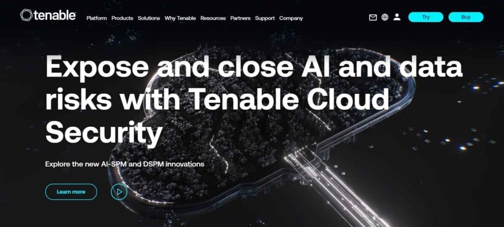 Tenable- best cyber security for small businesses