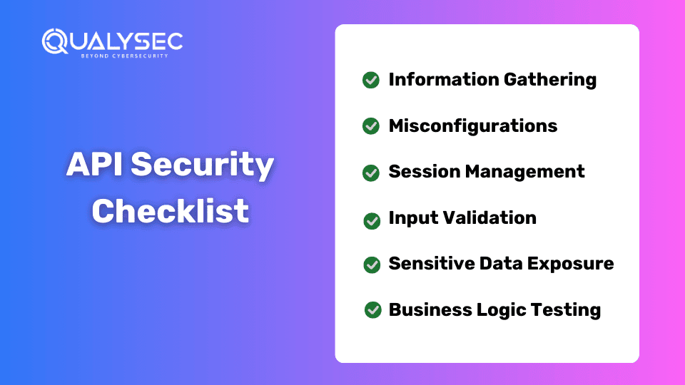 API Security Checklist