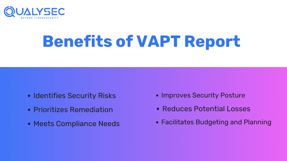 Benefits of VAPT Report