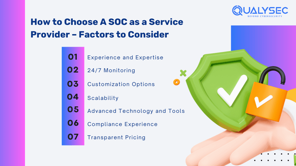 How to Choose A SOC as a Service Provider – Factors to Consider