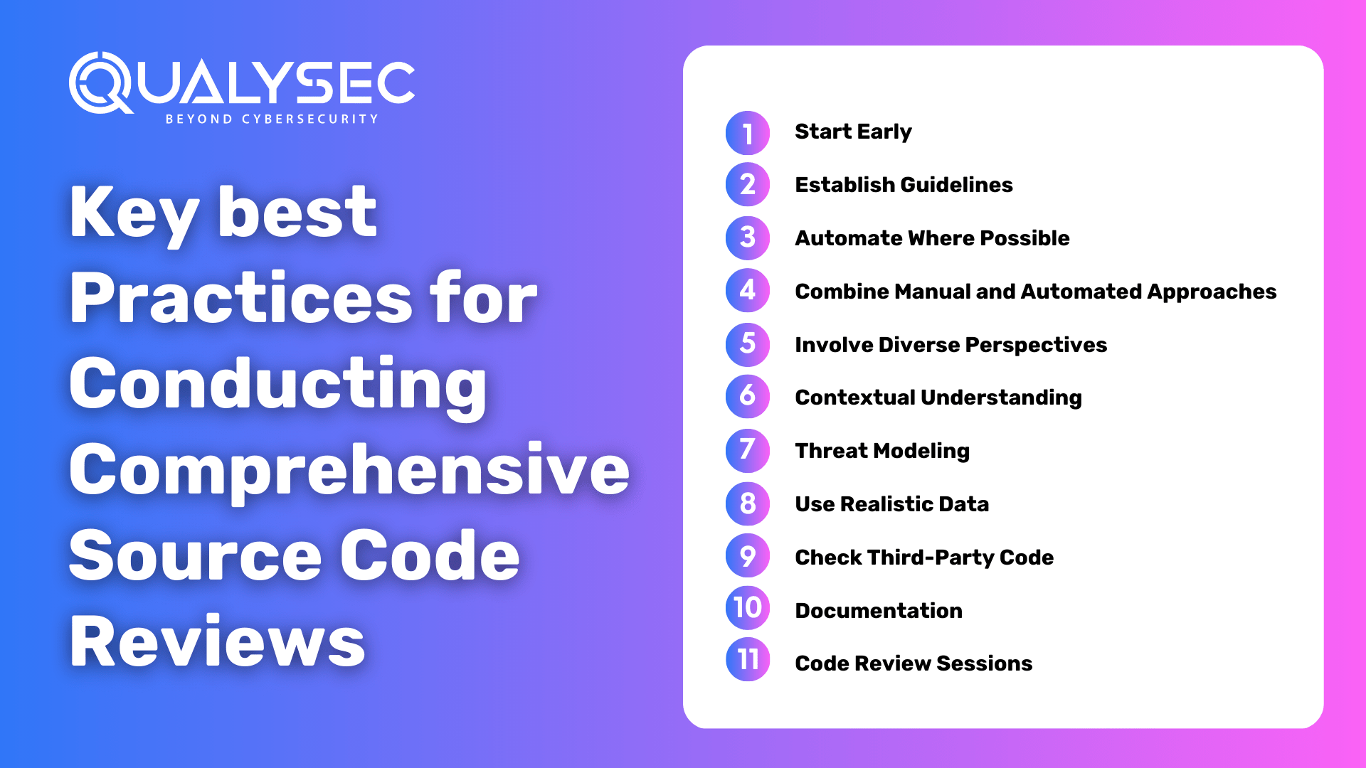 Key best Practices for Conducting Comprehensive Source Code Reviews