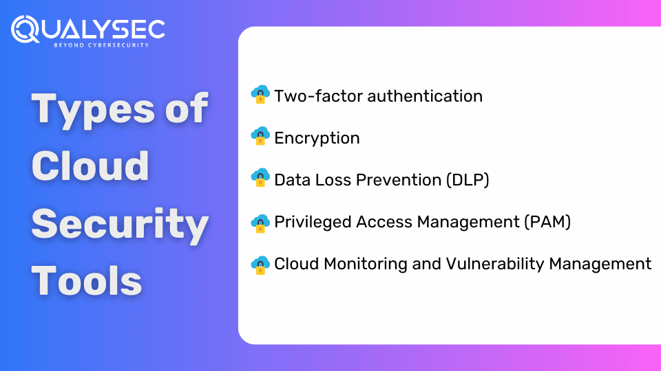 Types of Cloud Security Tools