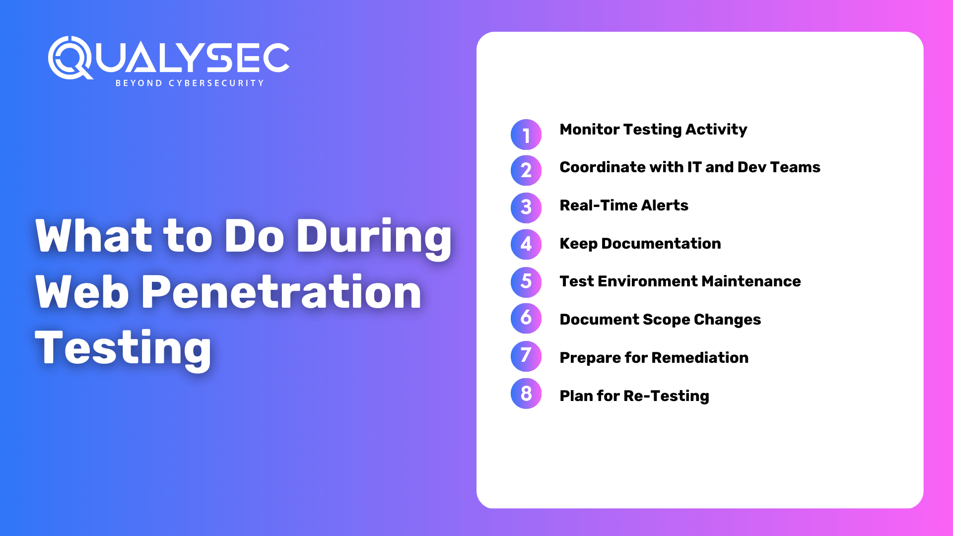 What to Do During Web Penetration Testing