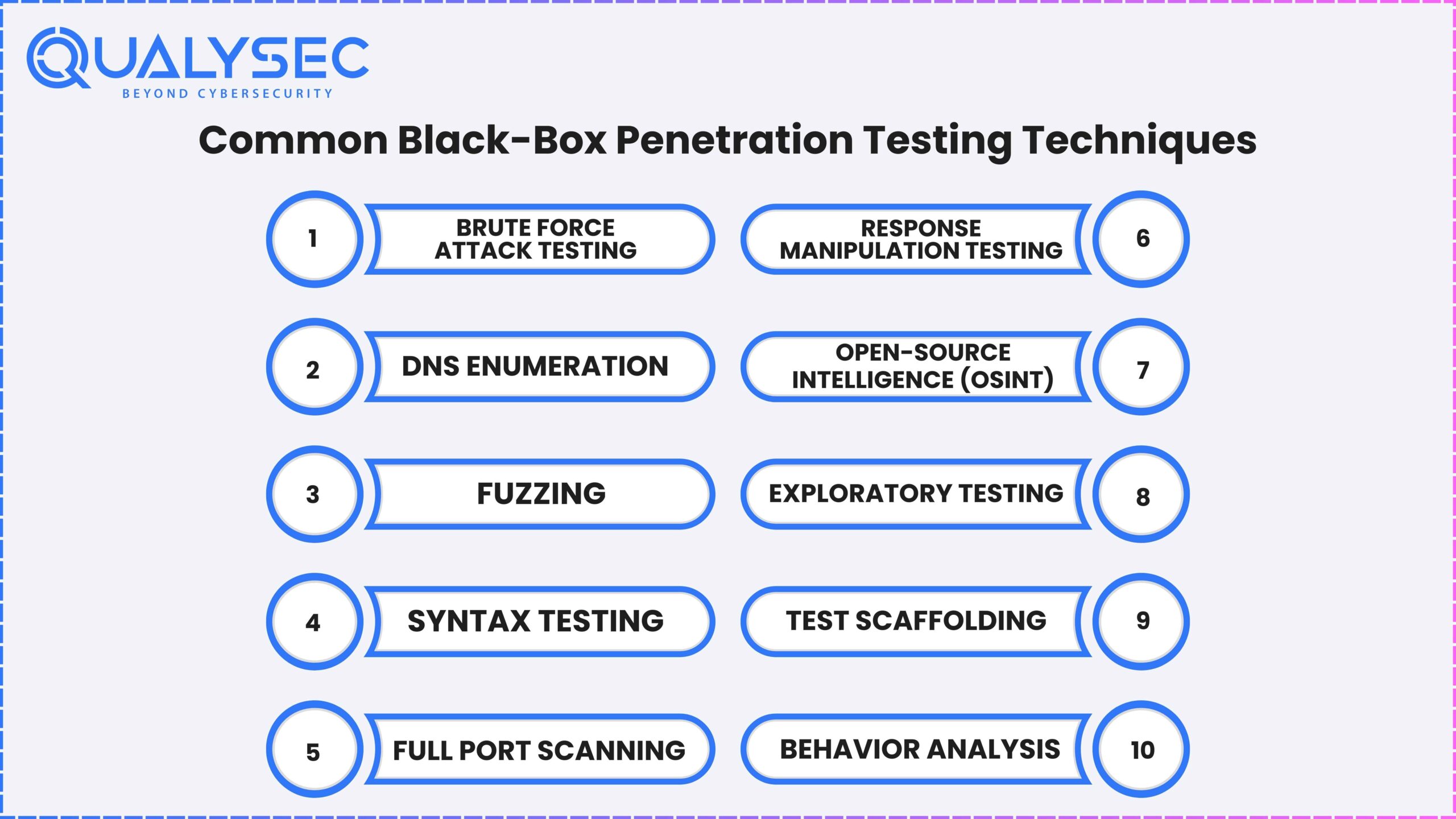 Common Black-Box Penetration Testing Techniques