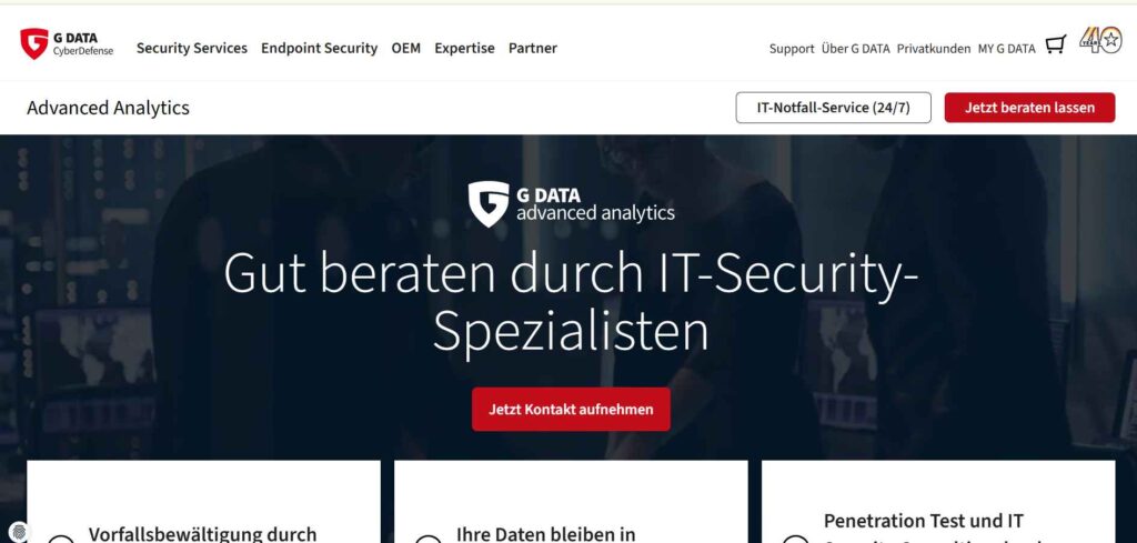 G DATA Advanced Analytics