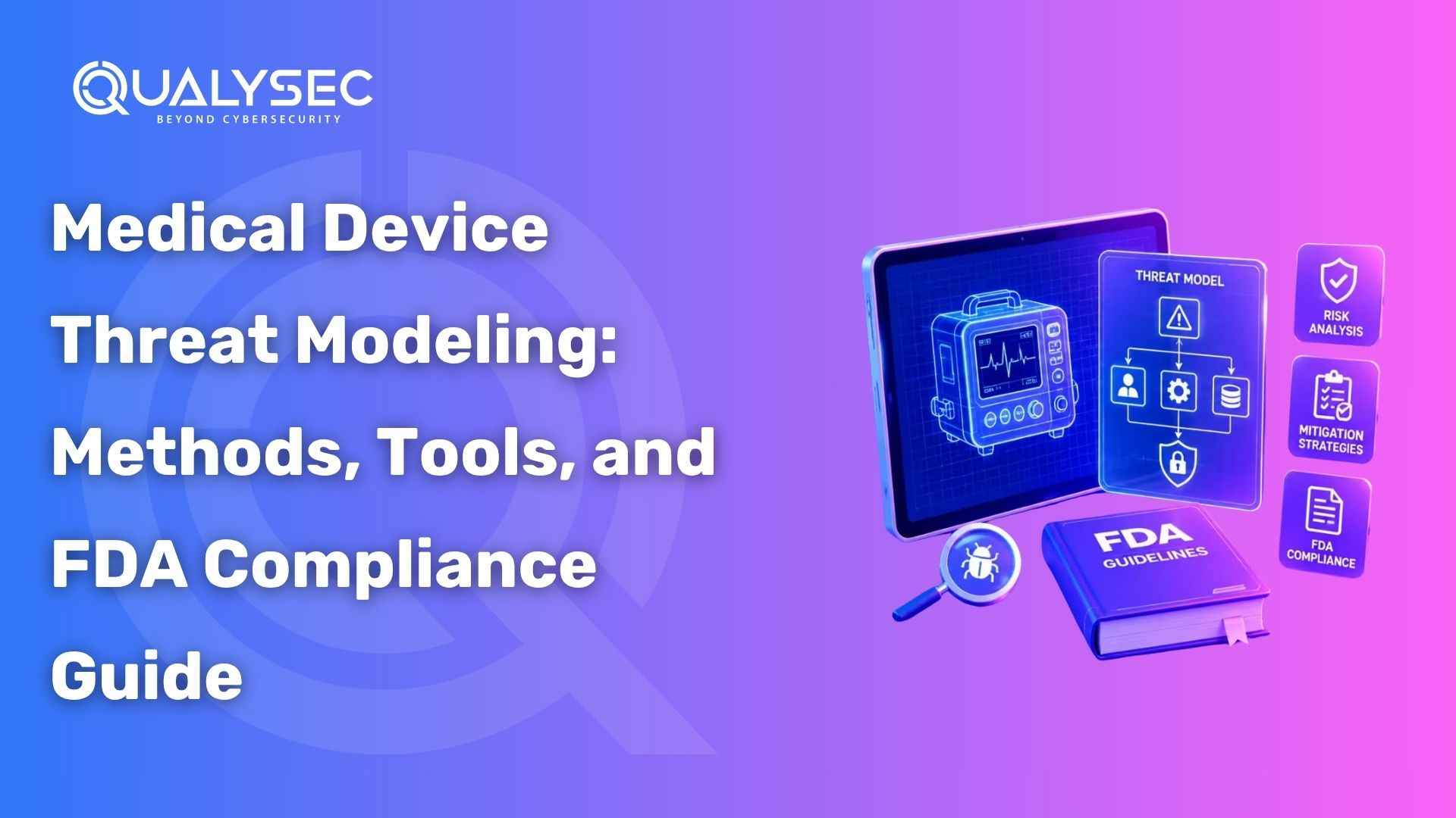 Medical Device Threat Modeling Methods, Tools, and FDA Compliance Guide